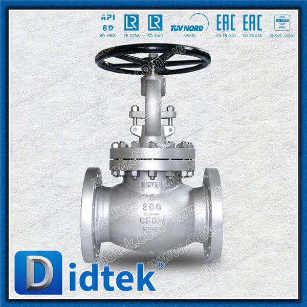 Industria química SS CF8M 316 Válvula de globo de rueda manual