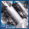 Válvula de compuerta criogénica API600 -52 ℃ con ajuste material No.10 de A351-CF8M