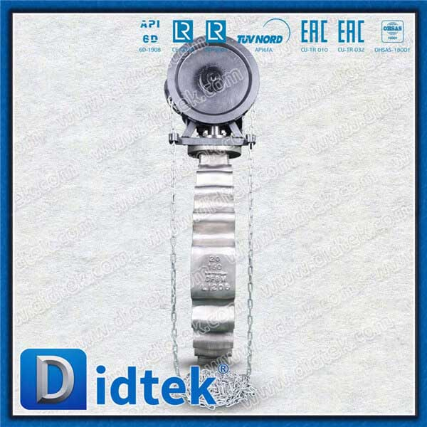 Válvula de mariposa de alto rendimiento CF8M 20 '' 150 lub Tipo de carcasa