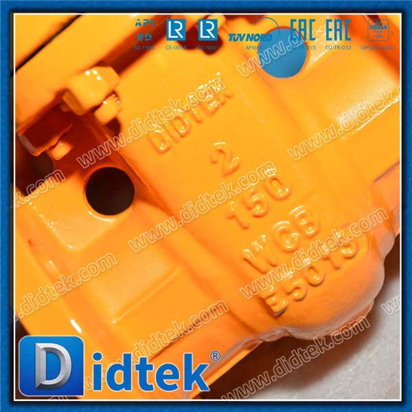 ASME B16.32 Válvula de compuerta de 2 '' con brida y y con bridas