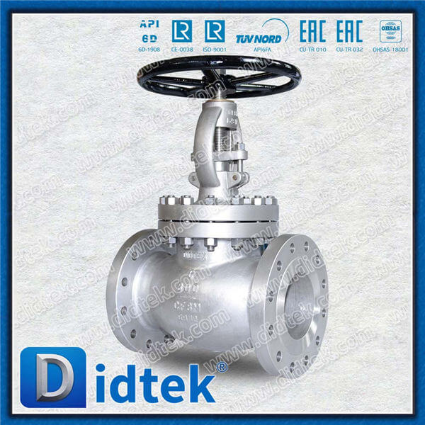 Industria química SS CF8M 316 Válvula de globo de rueda manual