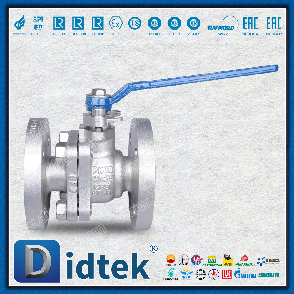 El metal del acero inoxidable de DIN/EN asienta el vástago anti del escape de la vávula de bola flotante