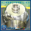 La válvula de bola de entrada superior utiliza una turbina de doble etapa para un par bajo