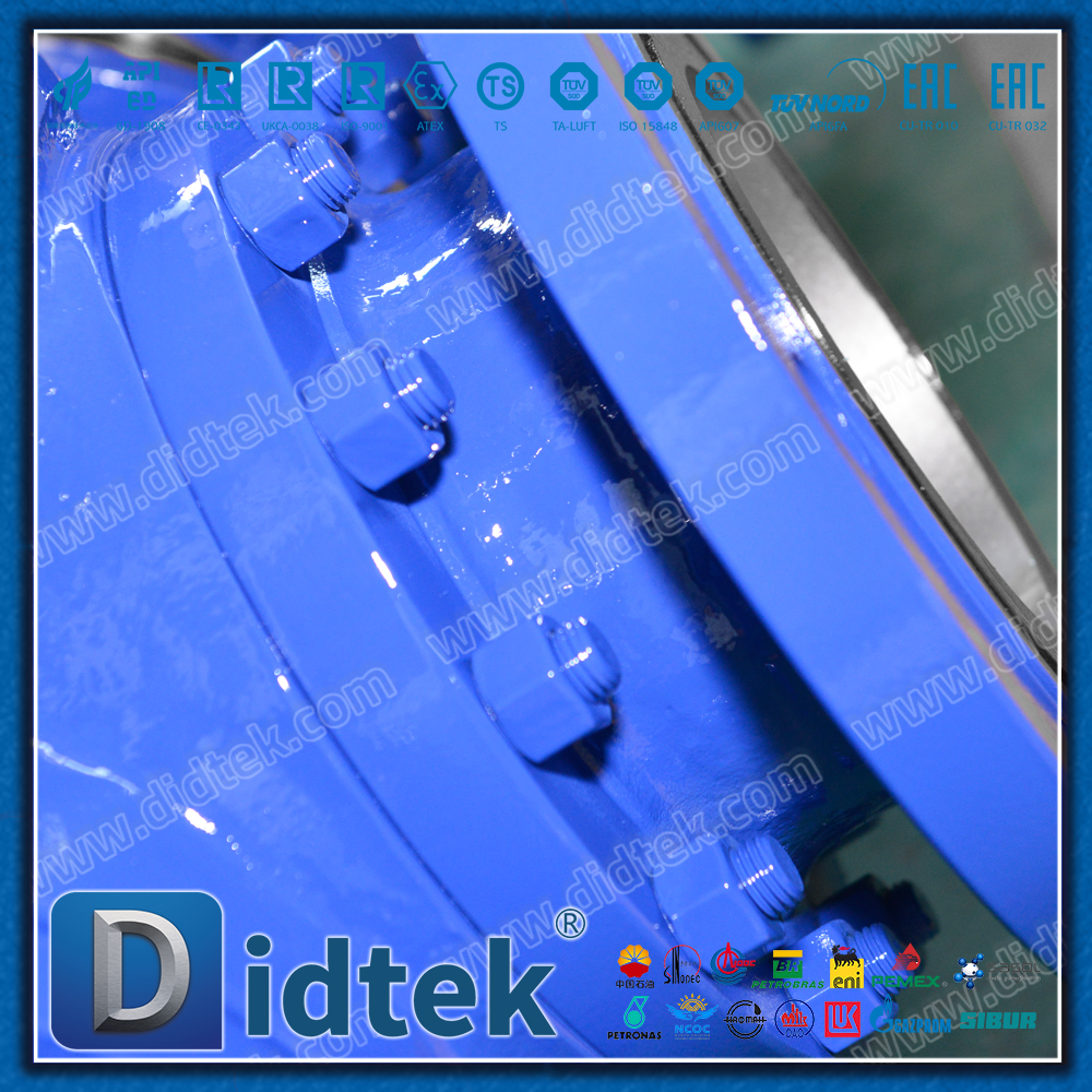 Válvula de bola de tres vías con interfaz tipo L de paso total Didtek WCB