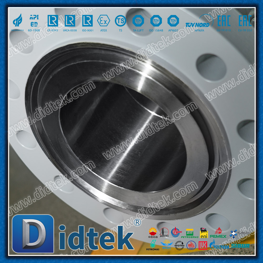 Sello de labio con válvula de bola de muñón con brida de ventilación y drenaje