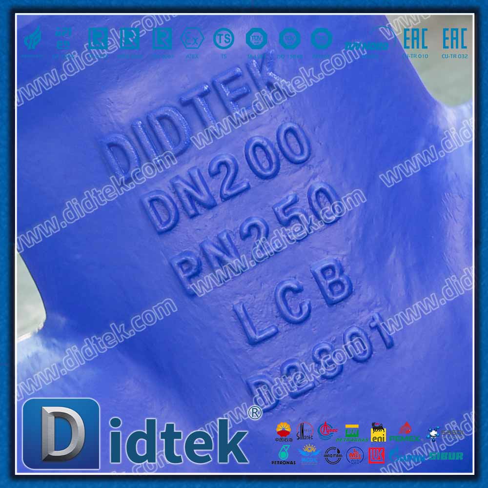 Válvula de compuerta del operador de engranajes con sello de presión LCB para agua desaireada de nutrientes