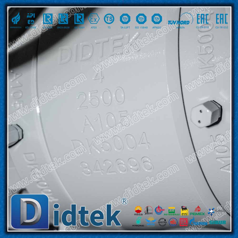 Válvula de bola de acero forjado de alta presión 2500LB para inyección de agua