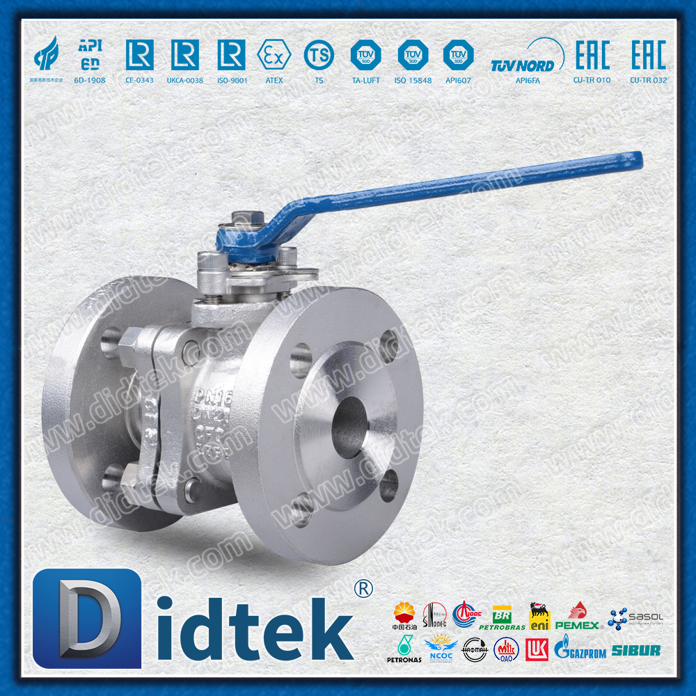 El metal del acero inoxidable de DIN/EN asienta el vástago anti del escape de la vávula de bola flotante