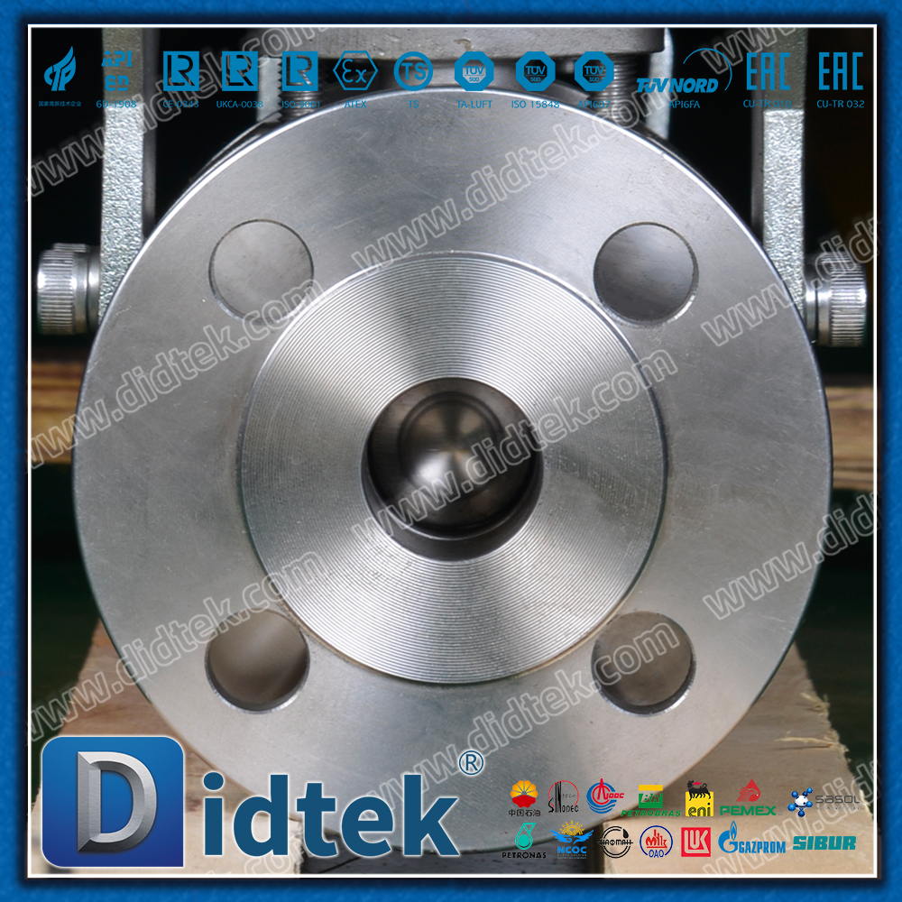 Válvula de bola neumática Didtek F316L