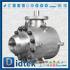 Válvula de bola de muñón para soldadura a tope resistente a bajas temperaturas Didtek LF2