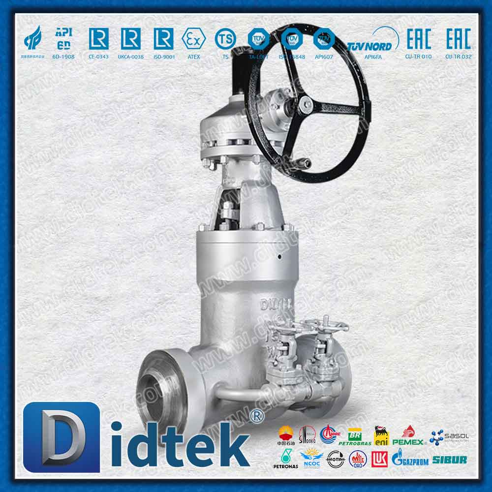 Válvula de compuerta de derivación WC9 PSB 1500LB para vapor 