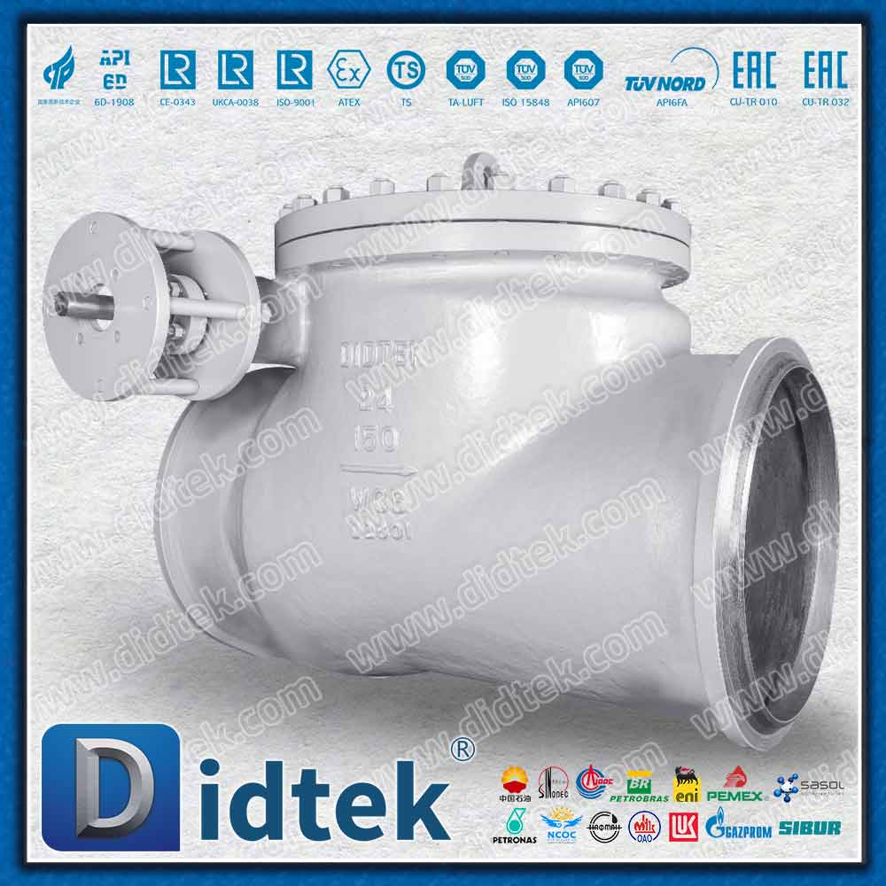 Válvula de retención oscilante de martillo pesado de calibre pesado