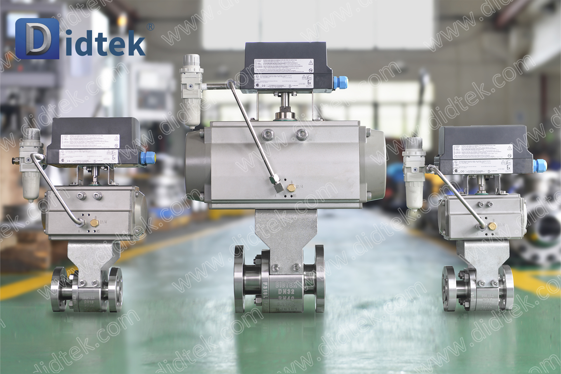 V&aacute;lvula de bola neum&aacute;tica Didtek F316L