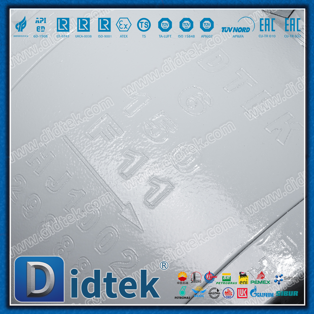 Válvula de bola flotante F11 forjada con brida sellada con perno de paso total Didtek