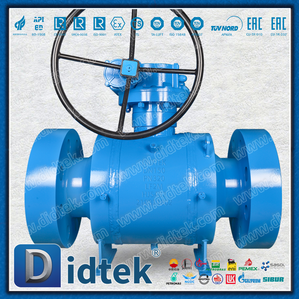 Válvula de bola criogénica totalmente soldada de alta presión Didtek LF2M