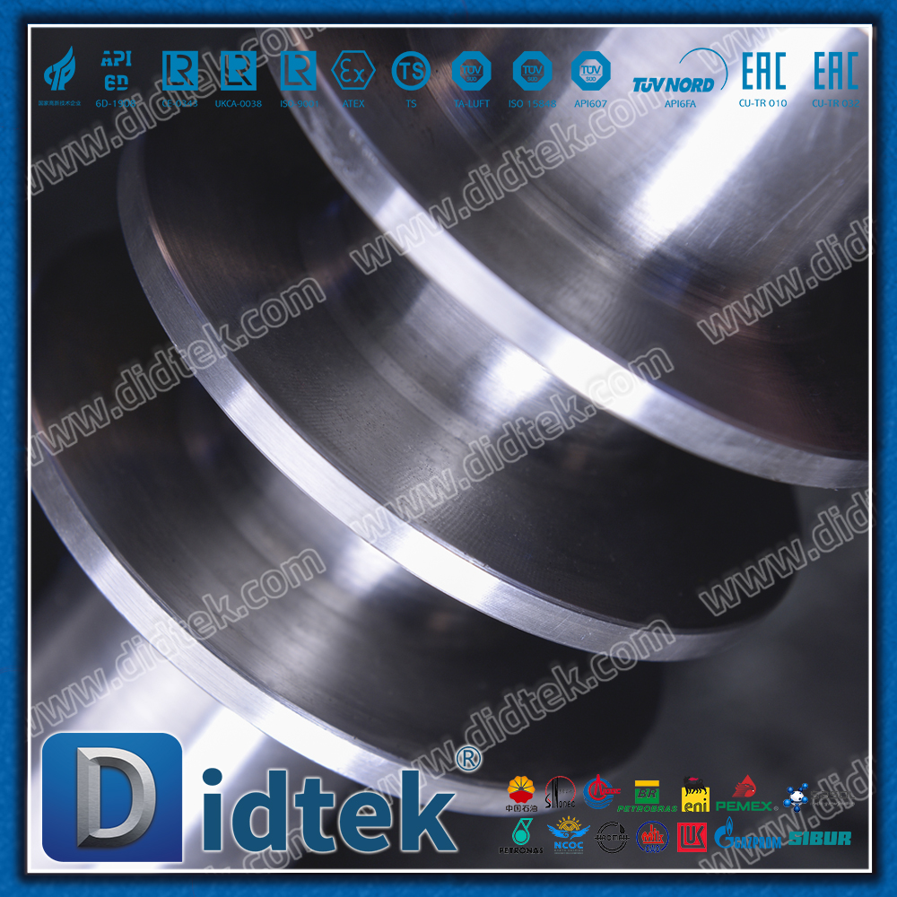 F316 Válvula de bola flotante de metal a metal con aleta de enfriamiento de alta temperatura de 545 ℃