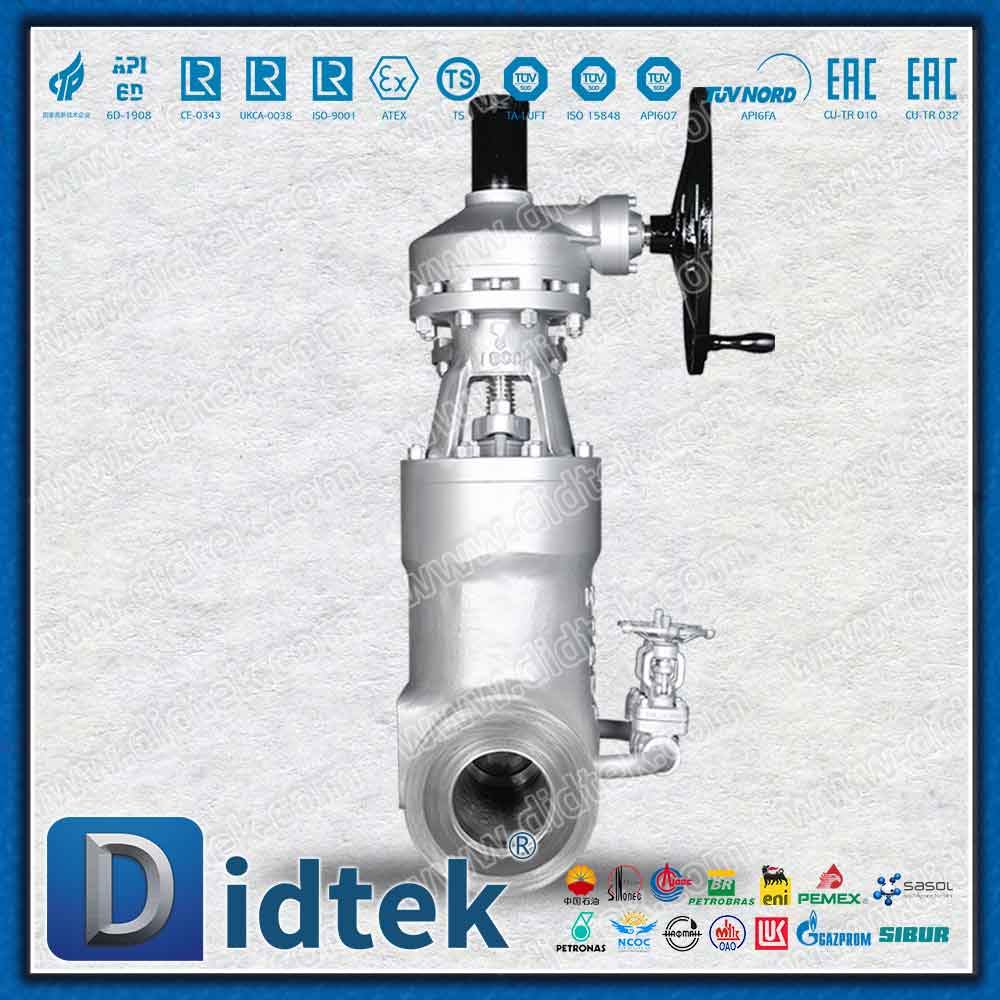 Válvula de compuerta de derivación WC9 PSB 1500LB para vapor 