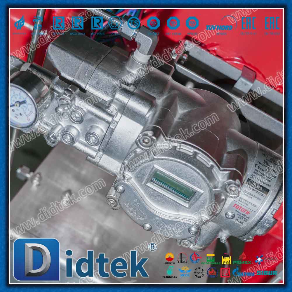 Válvula de bola neumática LF2 de simple efecto y entrada superior