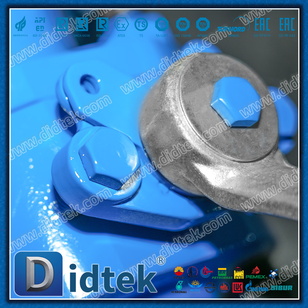 Válvula de bola flotante manual de puerto completo con brida a juego