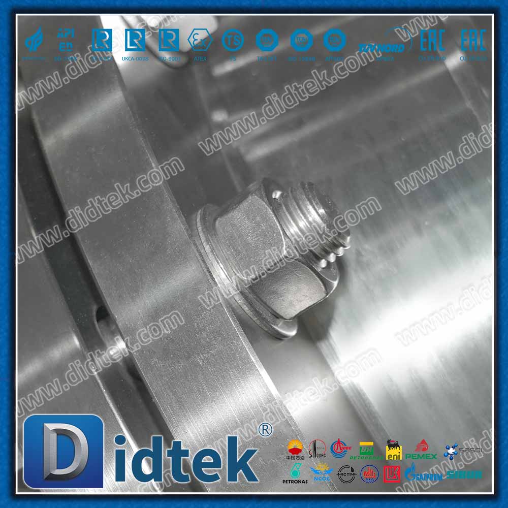 Válvula de bola de muñón completamente soldada con bridas complementarias