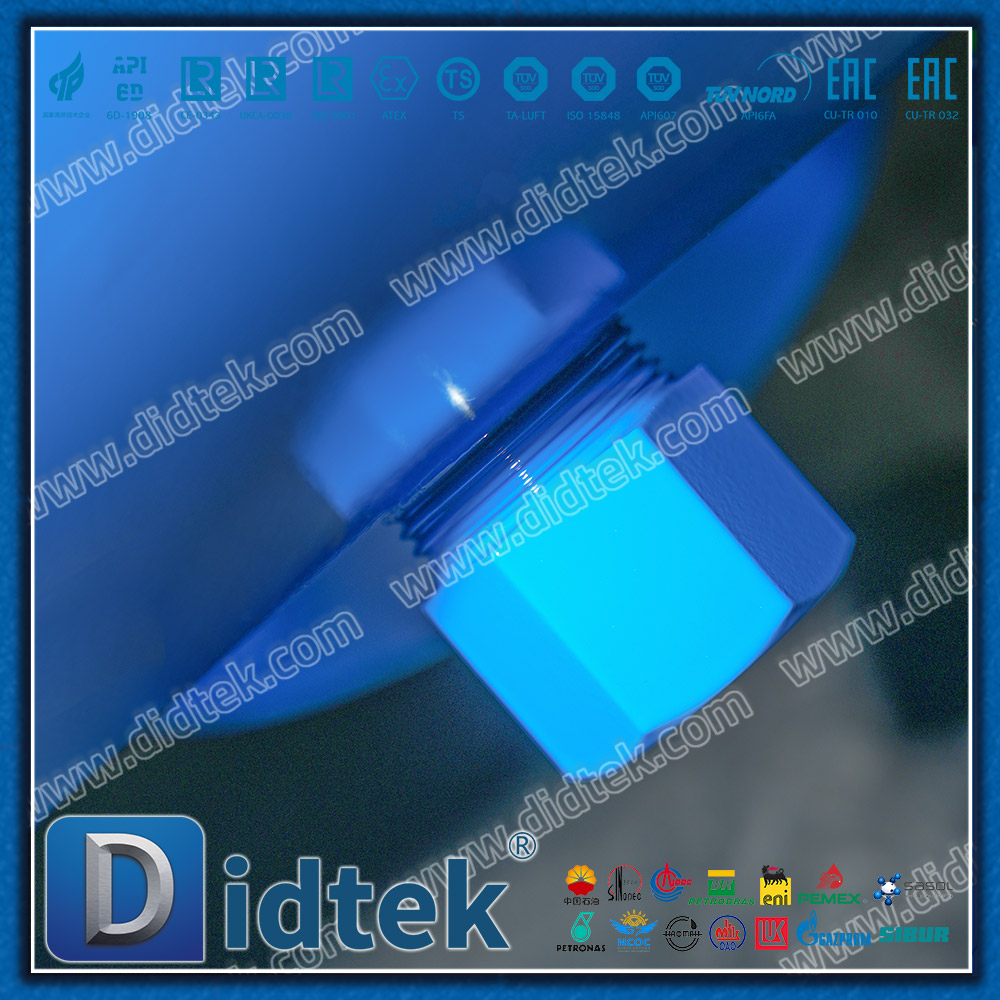 Válvula de bola de muñón de paso total LF2 para la industria de alta presión 