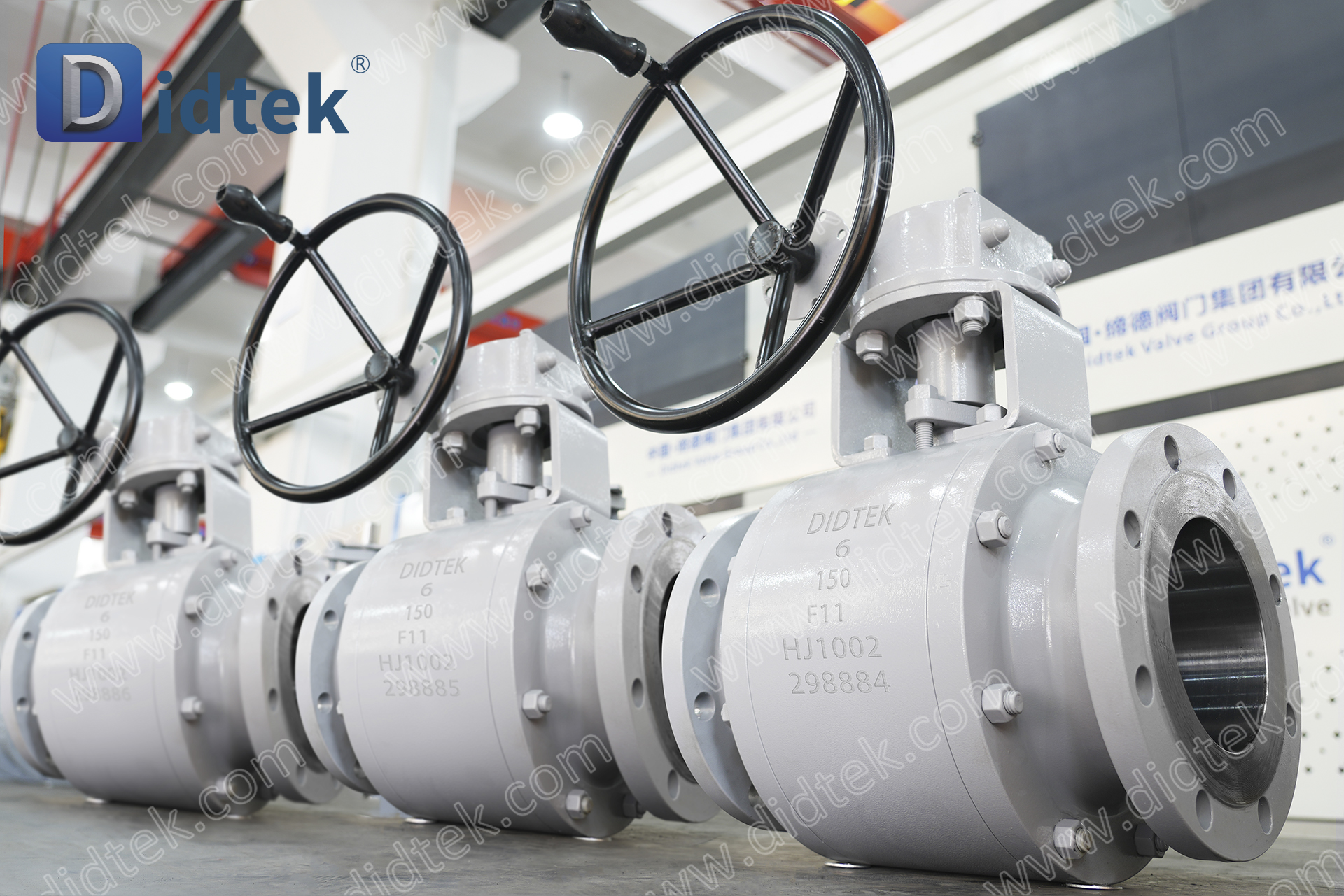V&aacute;lvula de bola flotante F11 forjada con brida sellada con perno de paso total Didtek