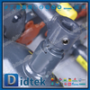 Válvula de bola completamente soldada con sello suave de PTFE de acero inoxidable SS304 ST37.8