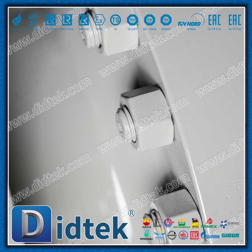 Válvula de bola de acero forjada de engranaje helicoidal 600LB