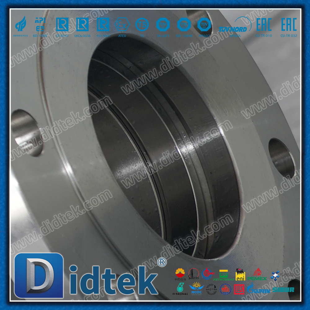 Válvula de bola criogénica con brida manual de acero inoxidable Didtek F316