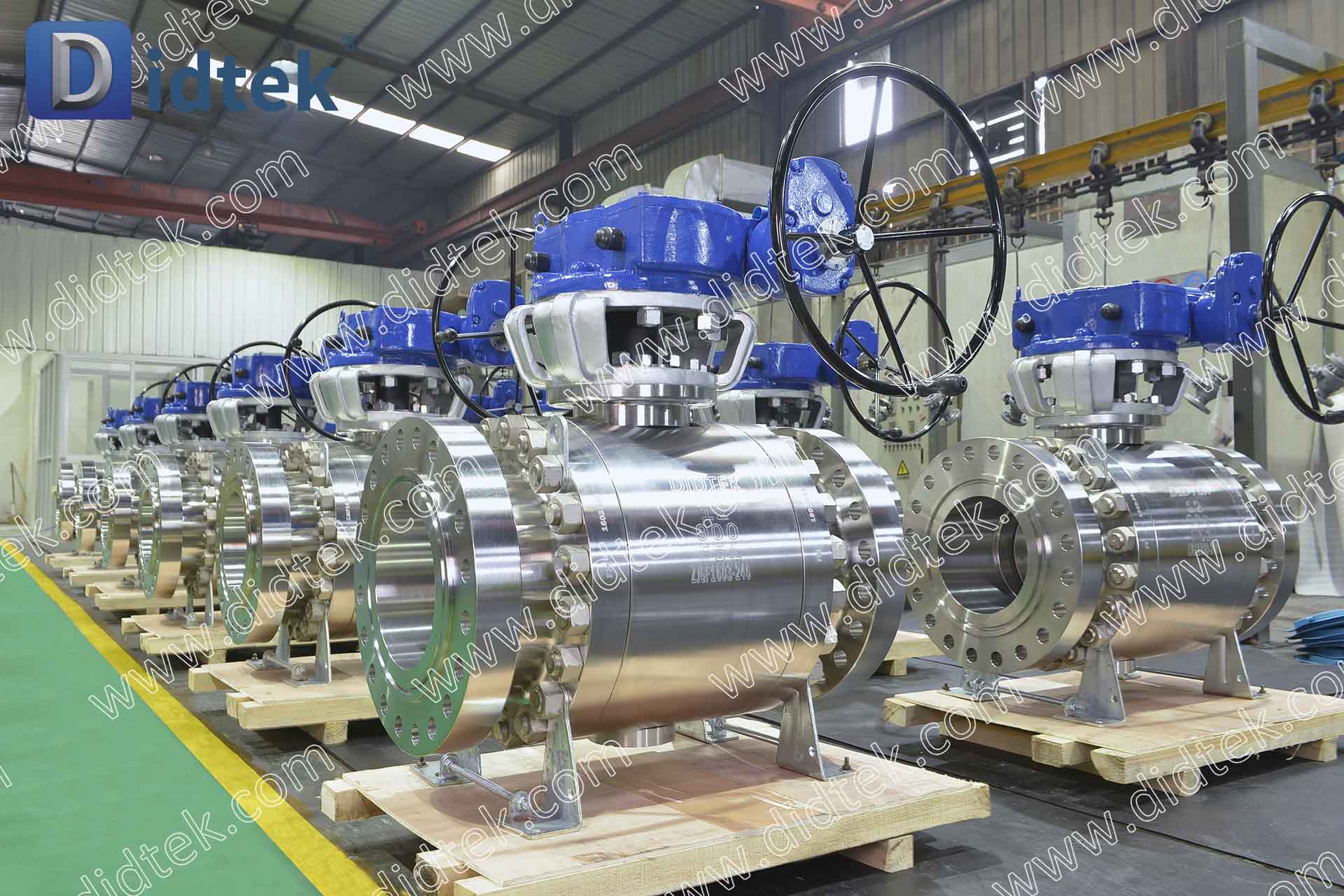 B-4 DIDTEKFTBV-Duplex SS F51 V&aacute;lvula de bola de mu&ntilde;&oacute;n anticorrosi&oacute;n de alta temperatura