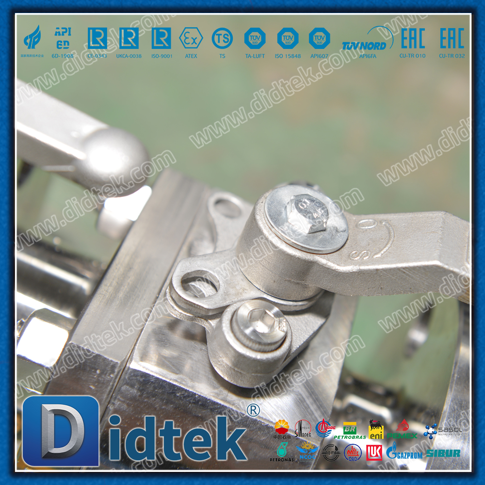 Válvula de bola flotante resistente a la corrosión forjada marina submarina de Monel