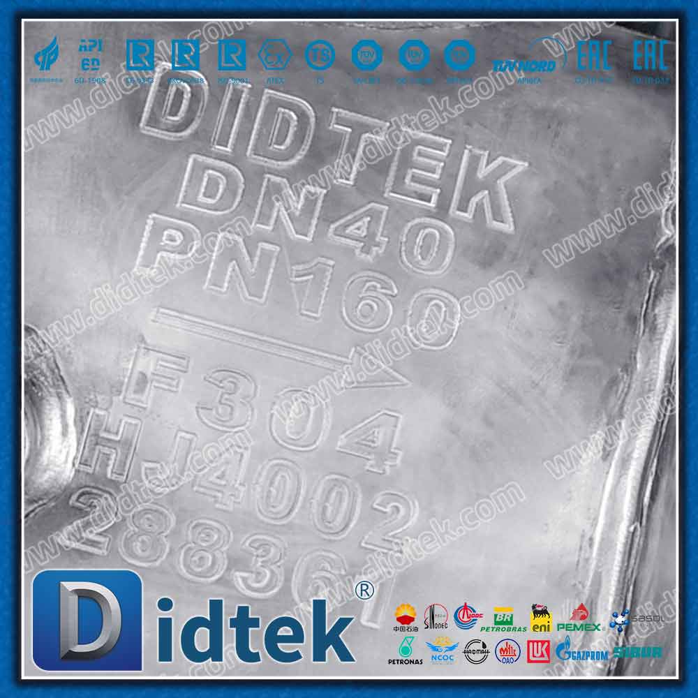 Válvula de bola completamente soldada con chaqueta aislante