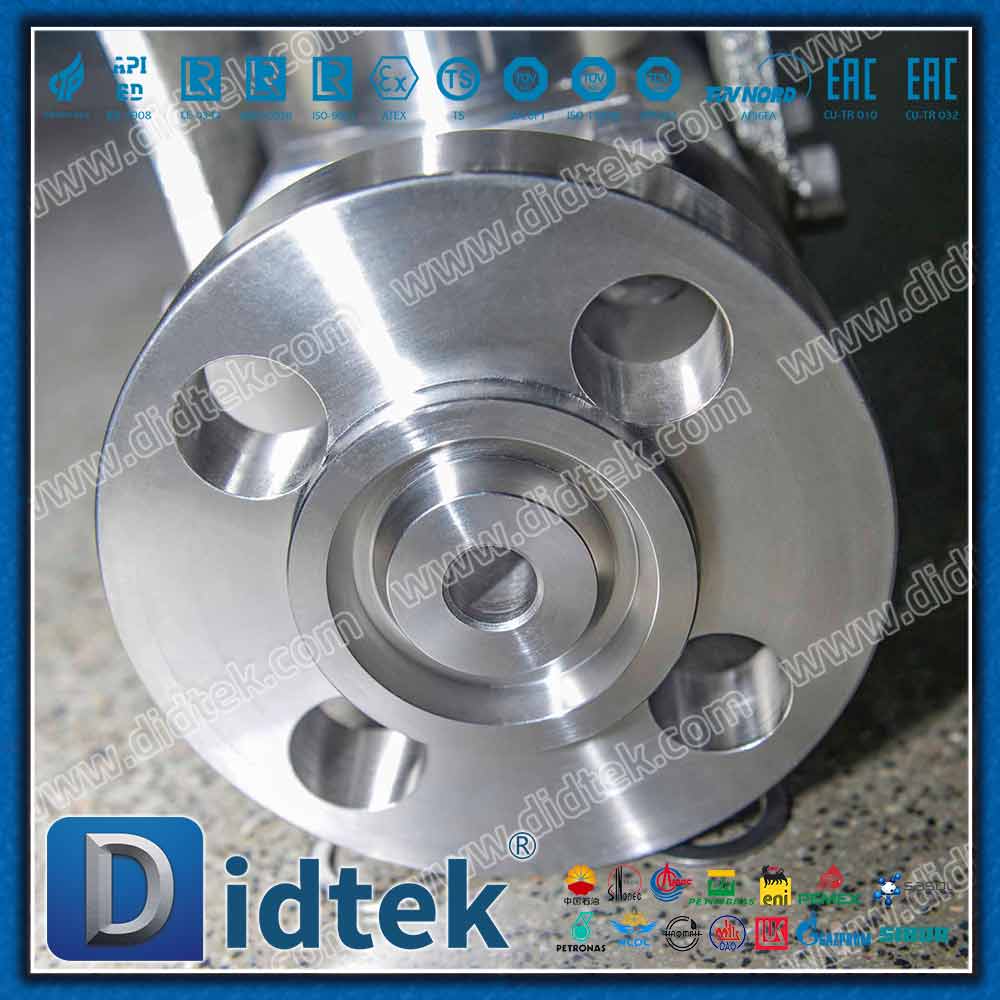 Válvula de bola de clase V con fuga neumática para hidrógeno