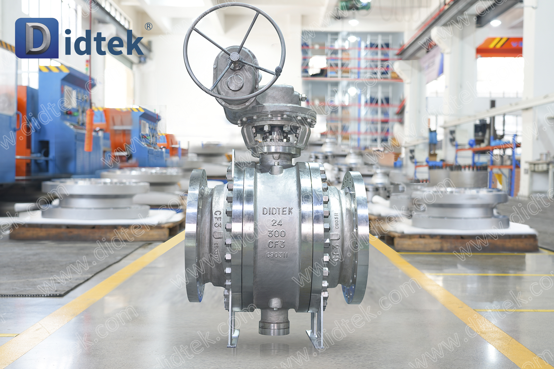 V&aacute;lvula de bola montada en mu&ntilde;&oacute;n de acero inoxidable Didtek CF3