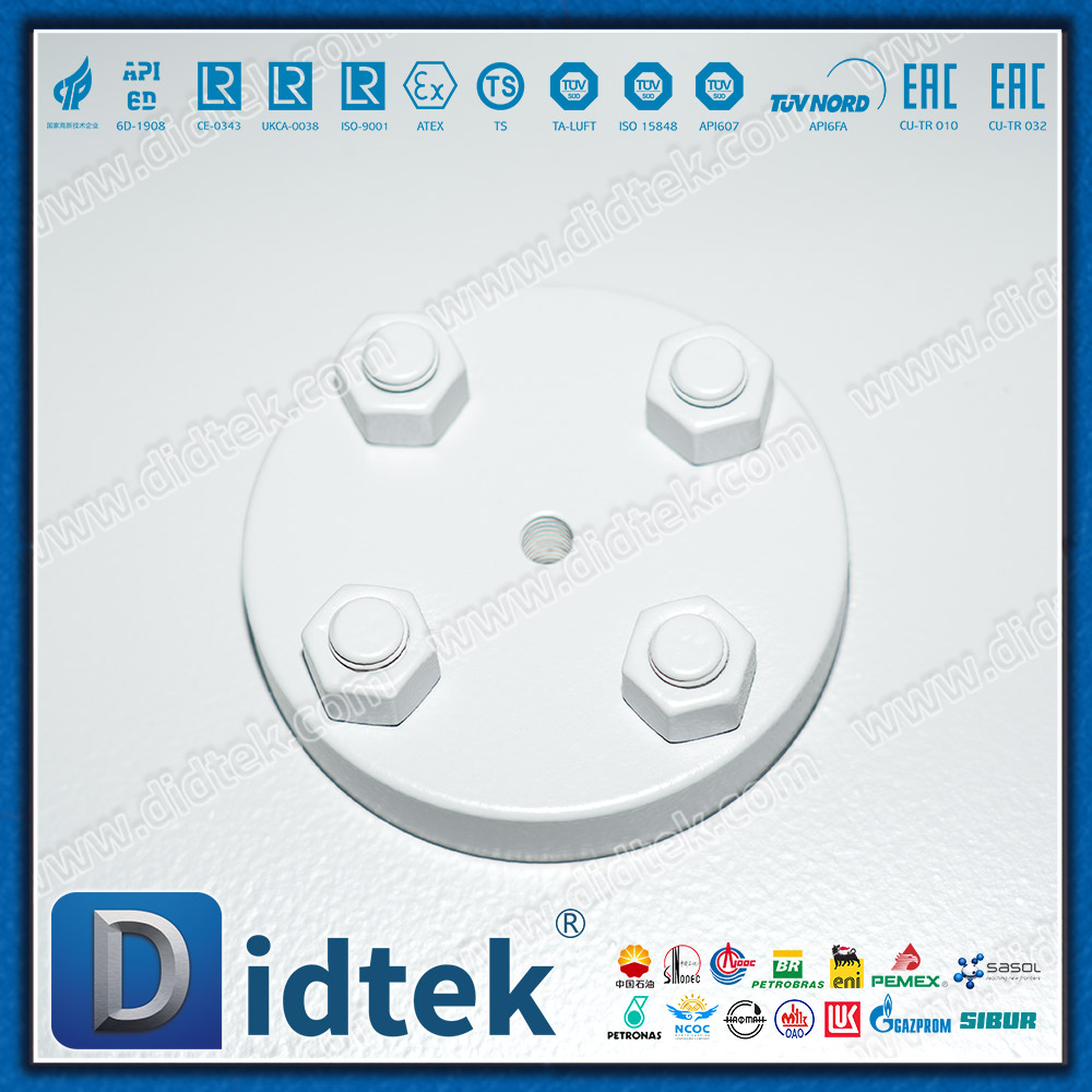 Válvula de bola de entrada superior LF2 accionada por engranajes para uso industrial
