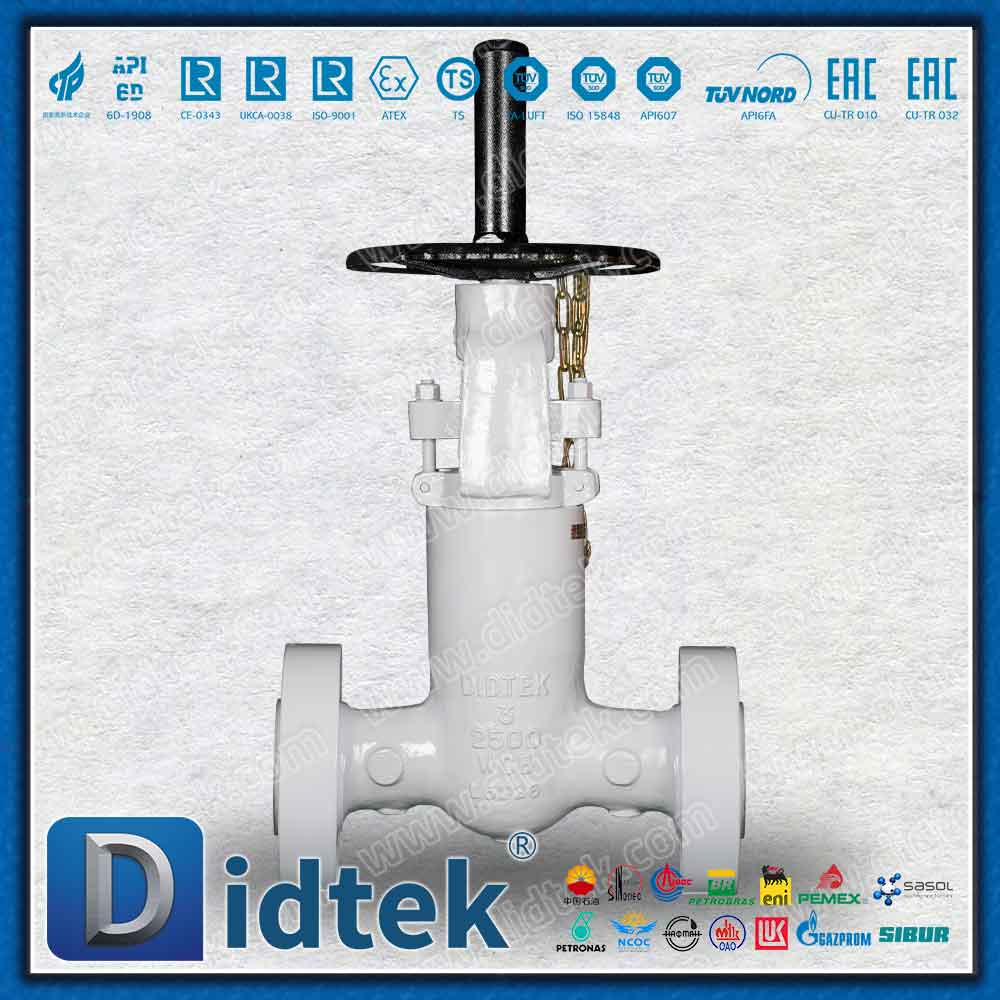 Válvula de compuerta RTJ con sello de presión 2500LB 