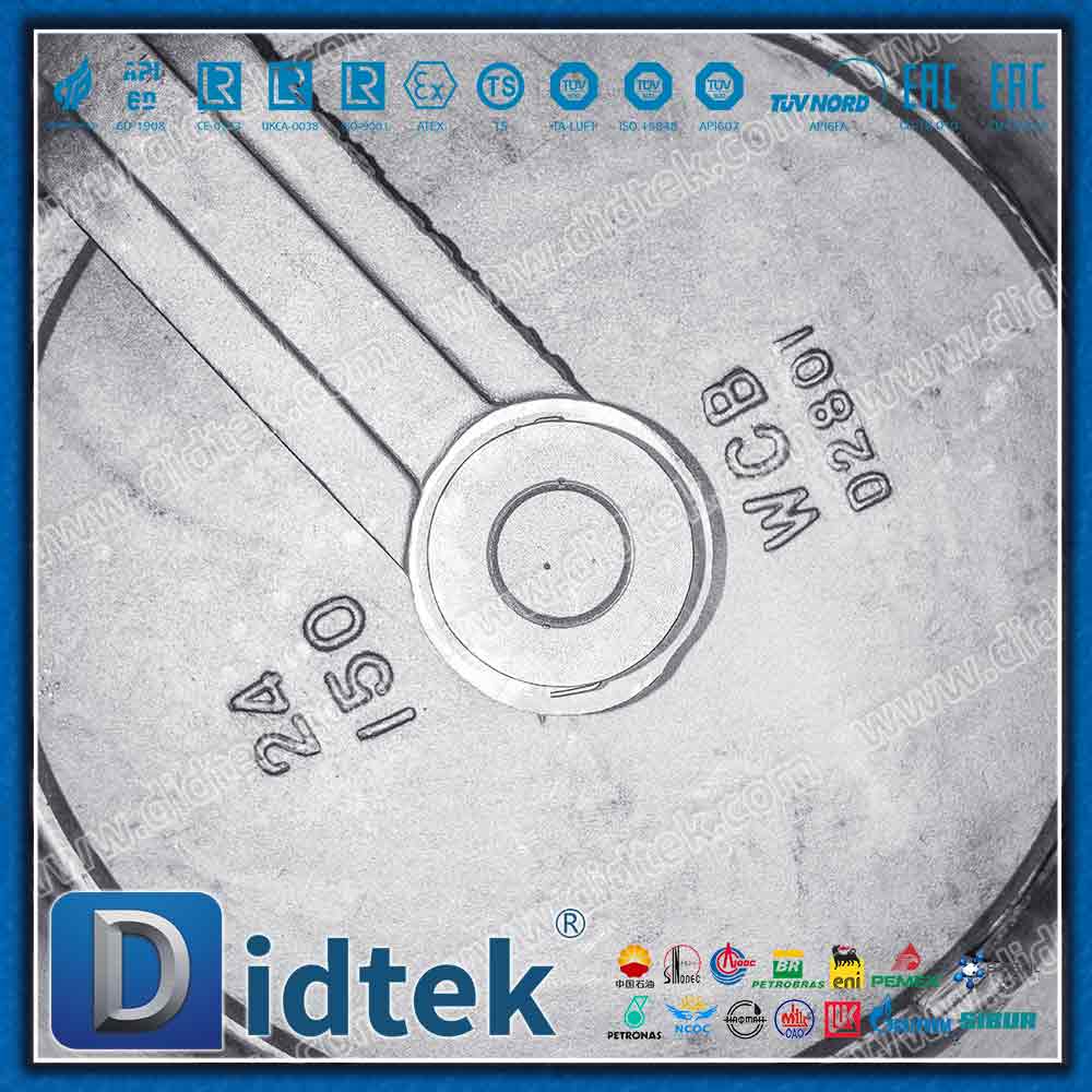 Válvula de retención oscilante de martillo pesado de calibre pesado