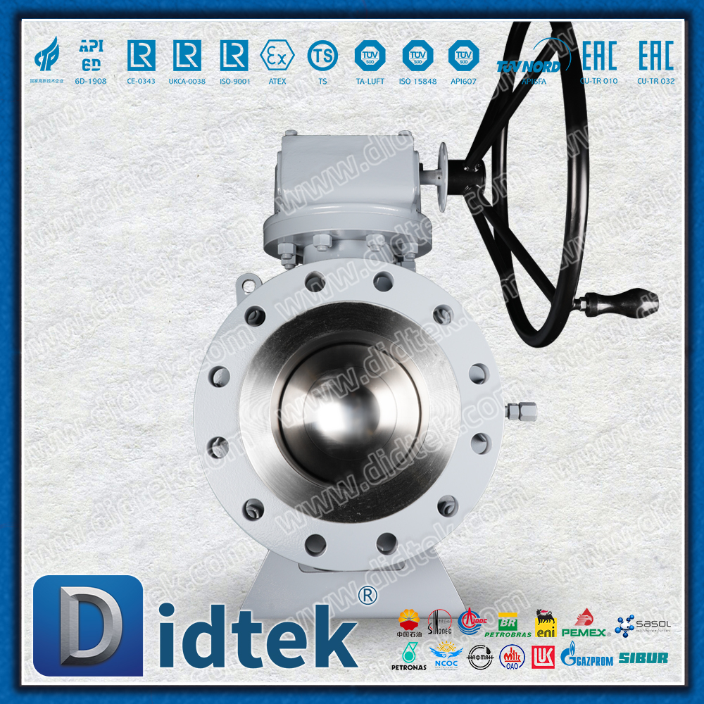 Válvula de bola de muñón UNS N06625+TCC con revestimiento de soldadura ASTM A105N 