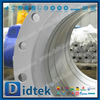La válvula de bola de entrada superior utiliza una turbina de doble etapa para un par bajo