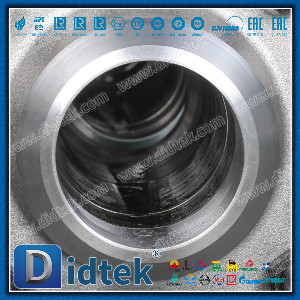 Válvula de bola de muñón para soldadura a tope resistente a bajas temperaturas Didtek LF2