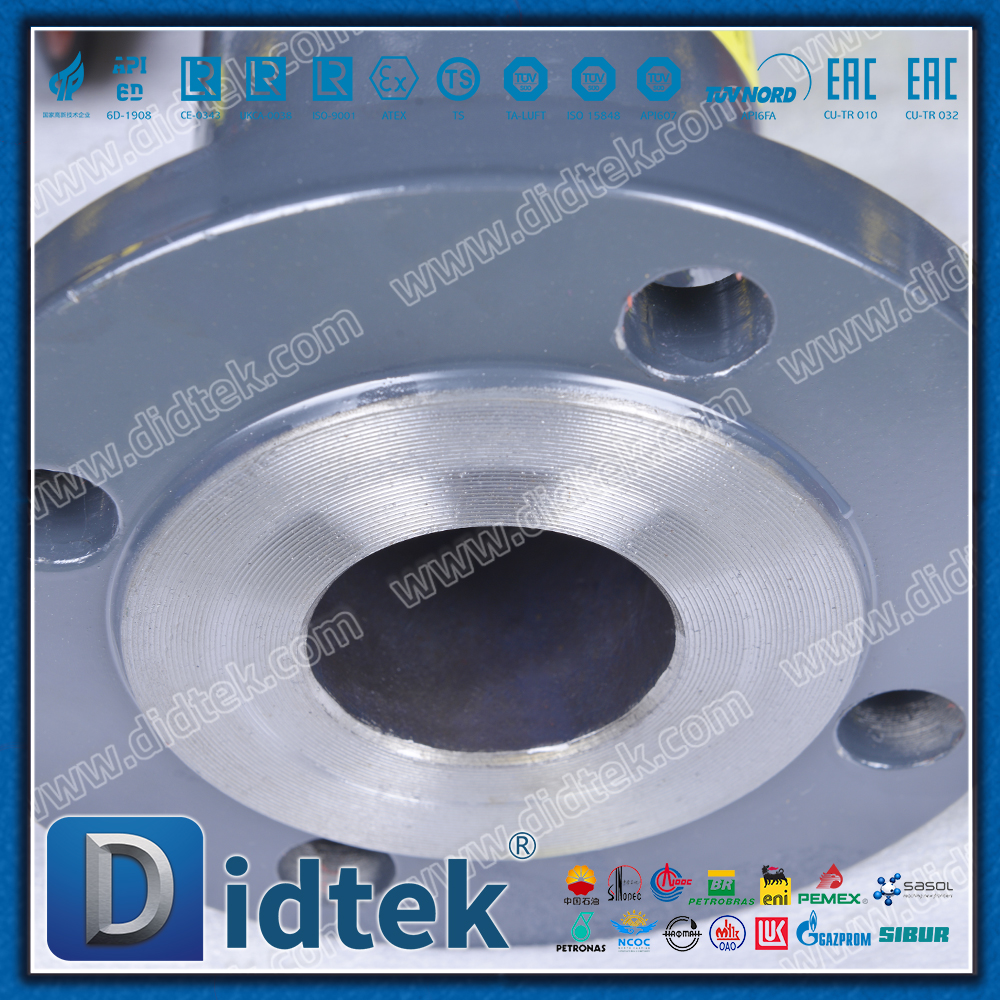 Válvula de bola completamente soldada con sello suave de PTFE de acero inoxidable SS304 ST37.8
