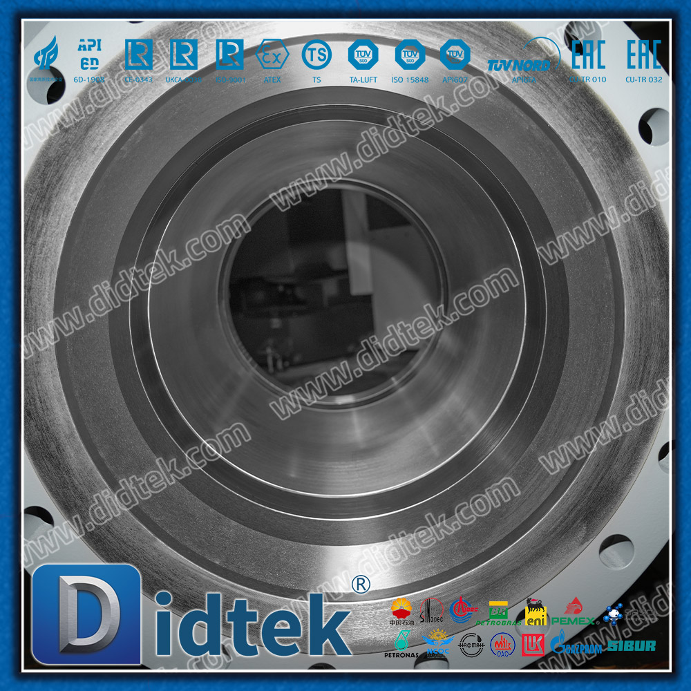 Válvula de bola de entrada superior LF2 accionada por engranajes para uso industrial