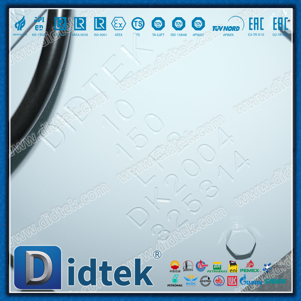 Válvula de bola de entrada superior LF2 forjada libre para operador de engranajes