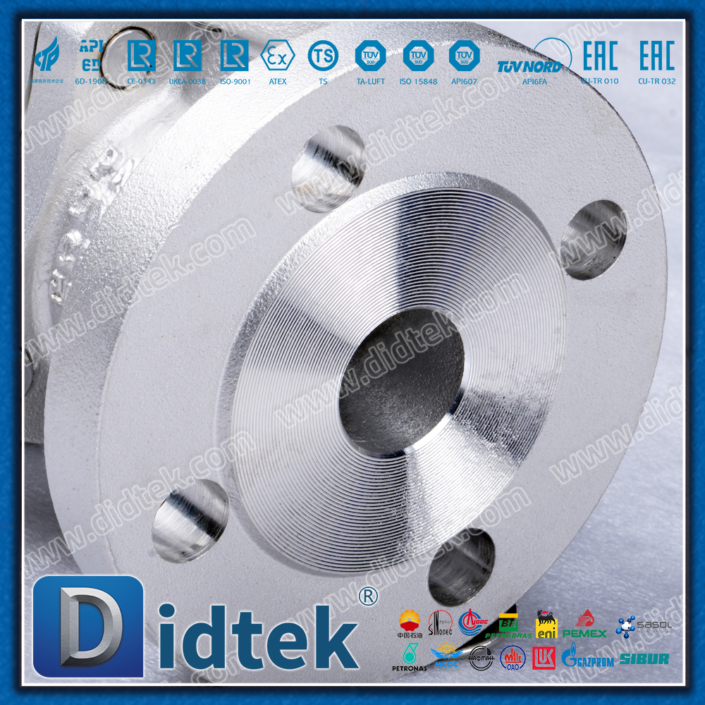 El metal del acero inoxidable de DIN/EN asienta el vástago anti del escape de la vávula de bola flotante