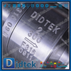 F316 Válvula de bola flotante de metal a metal con aleta de enfriamiento de alta temperatura de 545 ℃