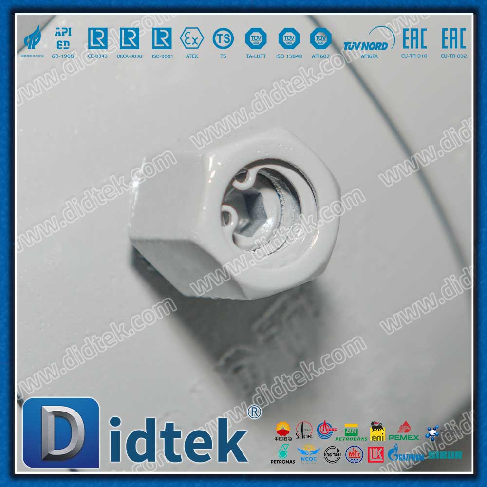 Válvula de bola de muñón con manija de tres vías y alta presión de diámetro pequeño