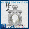 La válvula de bola de entrada superior utiliza una turbina de doble etapa para un par bajo