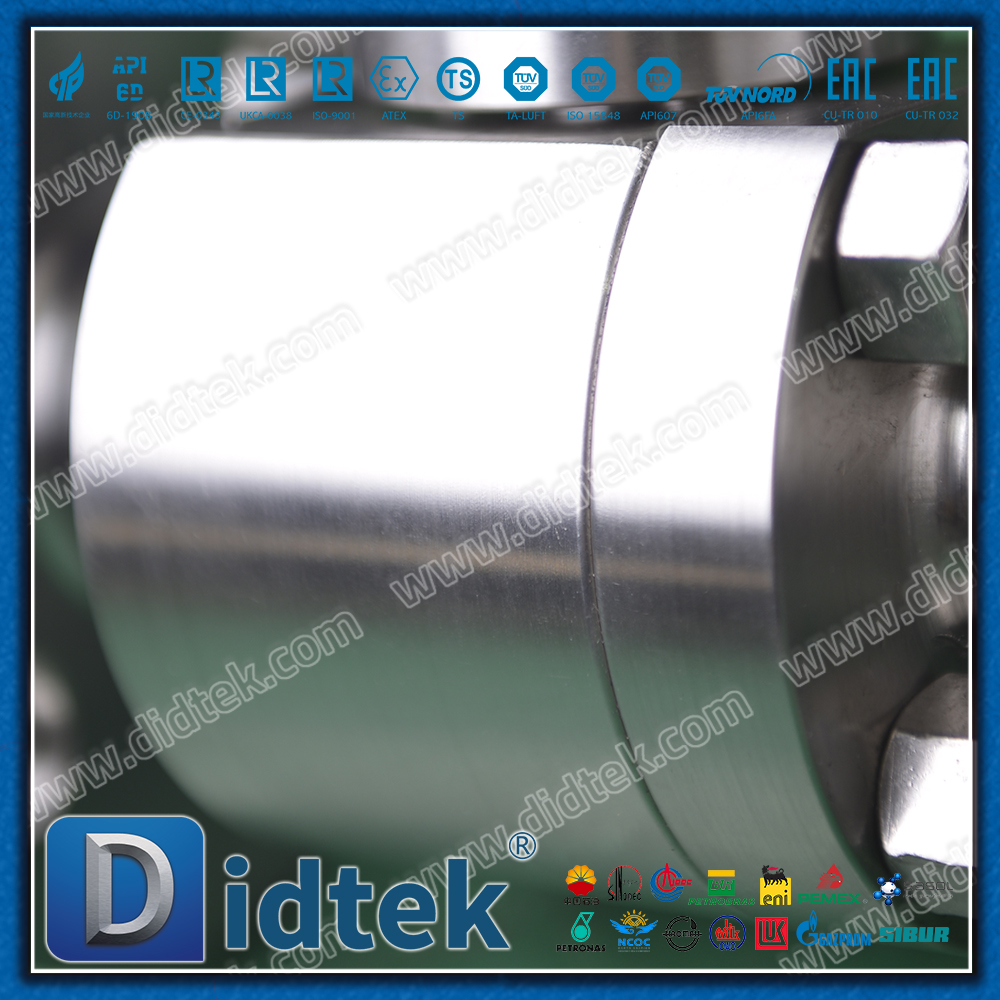 Válvula de bola flotante forjada RF de alta presión Class1500 de acero inoxidable dúplex F51