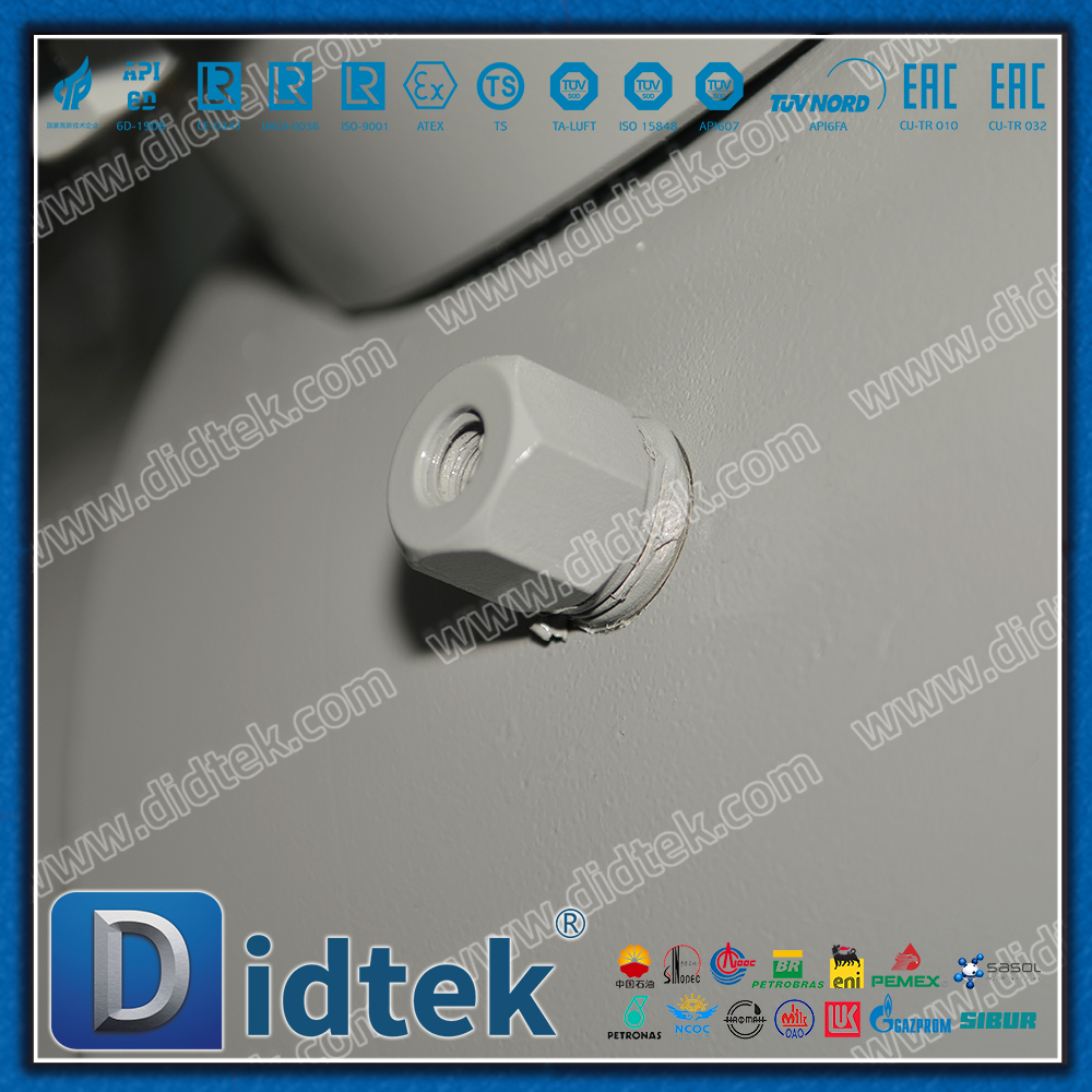 Válvulas de bola de muñón DBB forjadas 2500LB con brida Didtek de 6 pulgadas