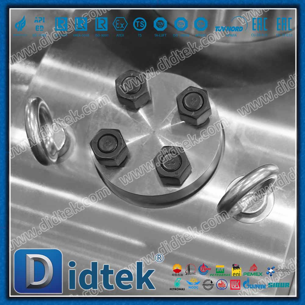 Vávula de bola de alta presión del sello del labio de la capa de Inconel 625 para la ingeniería marina
